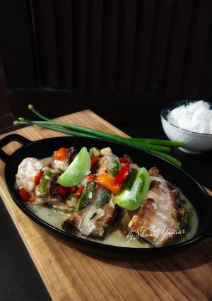 Foto resep Kotokan Ikan Pari Asap