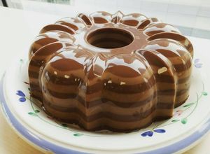 Foto resep Puding Cappuccino Lapis Coklat