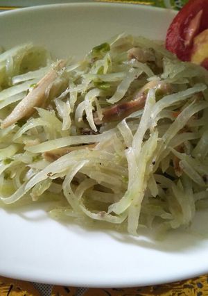 Foto resep Tumis pepaya muda