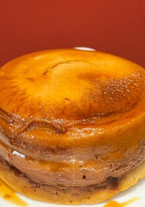 Una foto de Flan 🍮 de Galletas María en Microondas