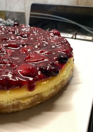 Una foto de Cheesecake de frutos rojos