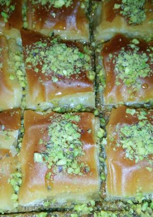 صورة لوصفة بقلاوة 🍀🌹
