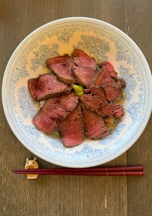A picture of Steak Donburi.