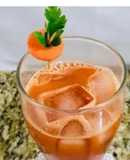 Agua de zanahoria con perejil