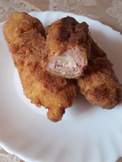 O poză a rețetei Gordon bleu.