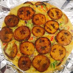 A picture of Plantain fritata.