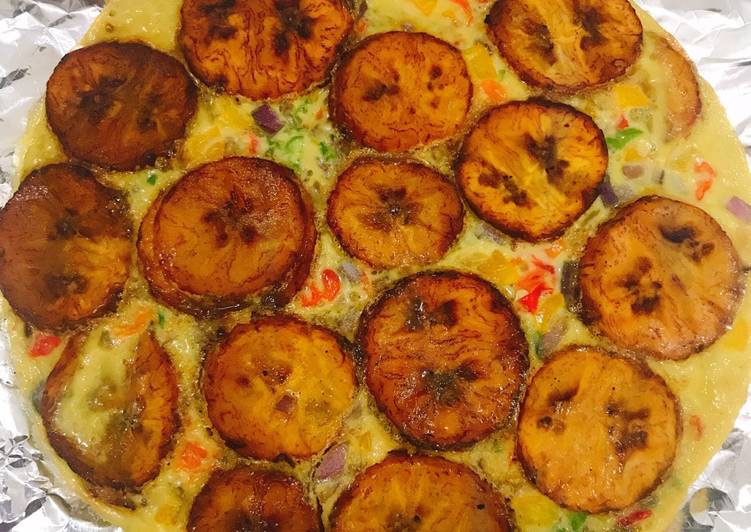 Plantain fritata