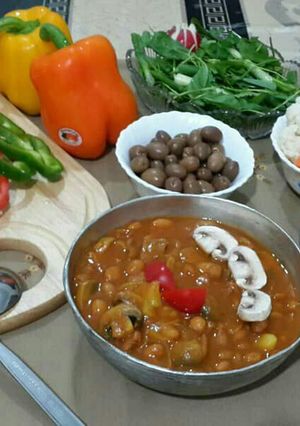 عکسی از دستور خوراک لوبیا 🤩😋
