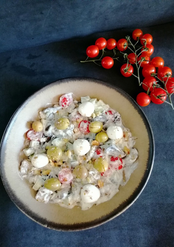 Una foto de Ensalada de berenjena