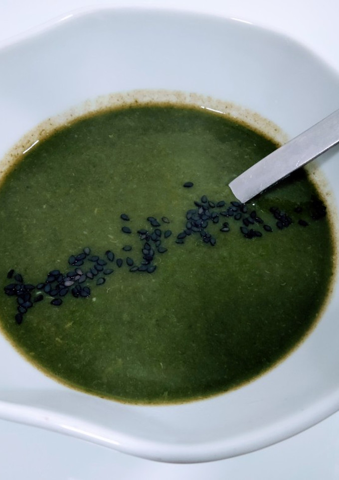 Una foto de Puré de acelgas