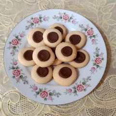 A picture of Two colours biscuits ❤️.