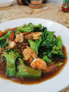 Foto resep Brokoli Udang Saus Tiram