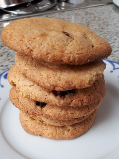 Una foto de Galletas de avena y arándanos