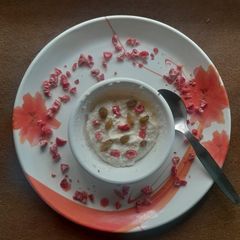 A picture of Isabgol Curd Porridge.