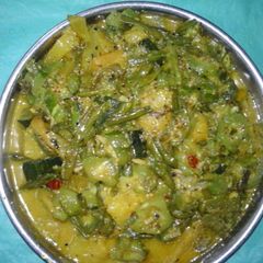 Mix vegetable (panchmishali torkari) A picture of Mix vegetable (panchmishali torkari).