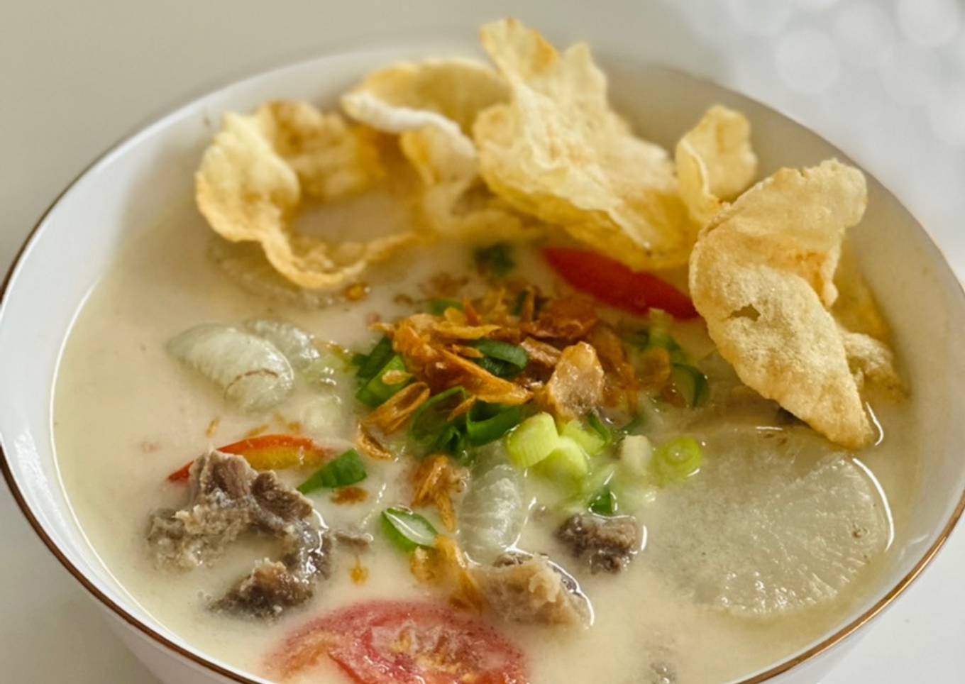 Soto lobak santan