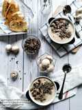 Mushroom Soup with Quinoa