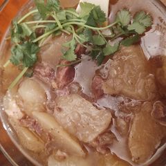 A picture of Instant pot Beef shank with Daikon.