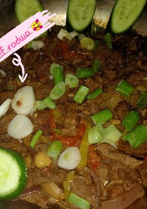 صورة لوصفة طاسه كباب حله في الفرن 😍🥩