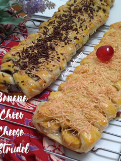 Foto resep Banana Choco Cheese Strudel