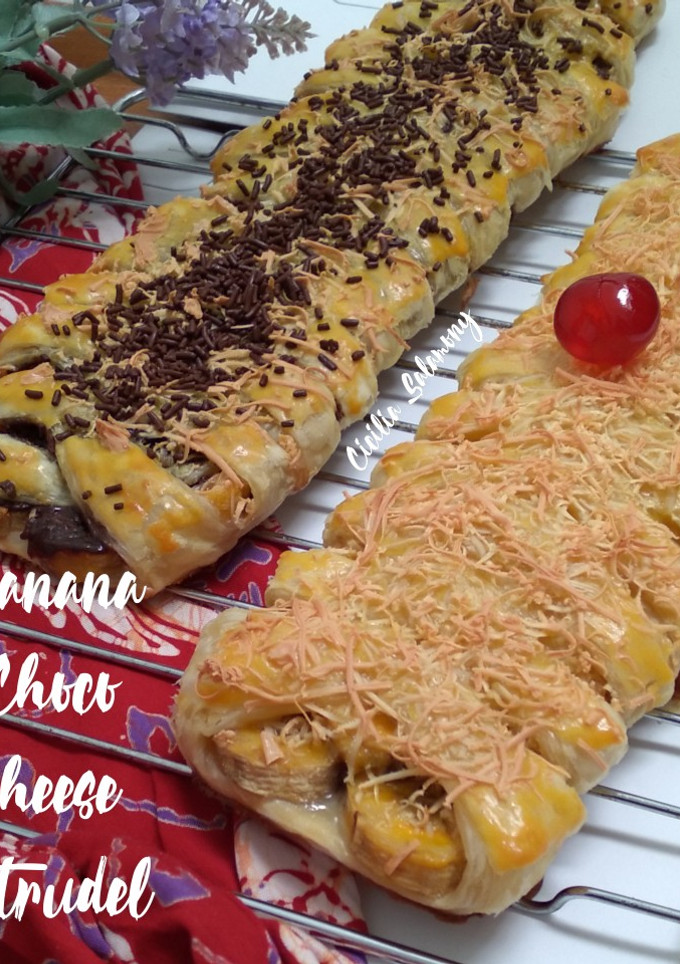 Foto resep Banana Choco Cheese Strudel