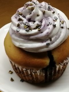 Áfonyás muffin recept fotója