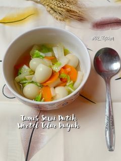 Foto resep #227 Tumis Sawi Putih Wortel Telur Puyuh (Menu Anak)