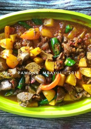 Foto resep Ati ampela kentang saus tiram