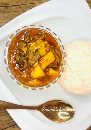 A picture of Irish potato stew🍽.