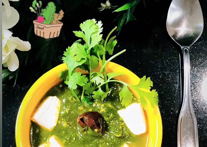 Palak Paneer (Spinach Cheese/Tofu) Recipe