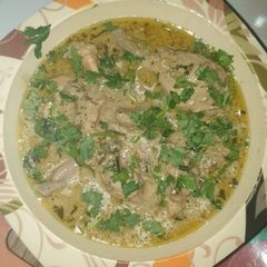 White Chicken Karahi A picture of White Chicken Karahi.