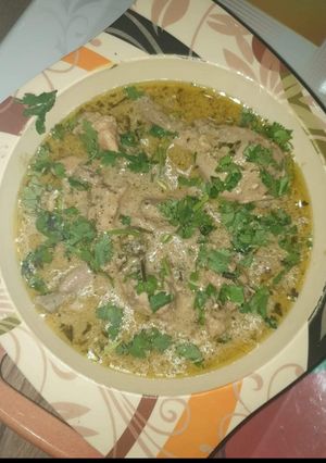 A picture of White Chicken Karahi.