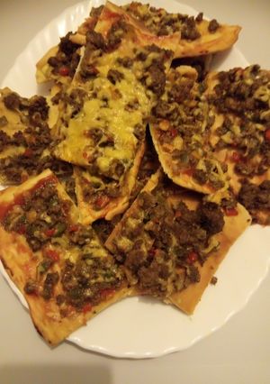 A picture of Home pizza.