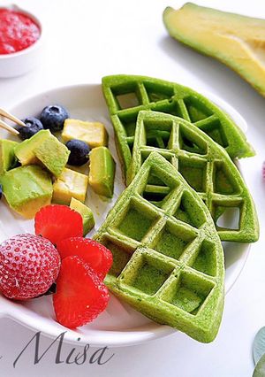 Hình của món Bánh waffles.