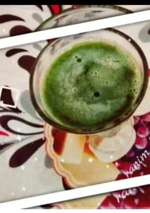 صورة لوصفة عصير السبانخ