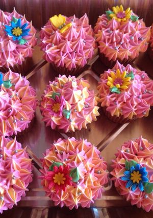 Una foto de Cupcakes de vainilla