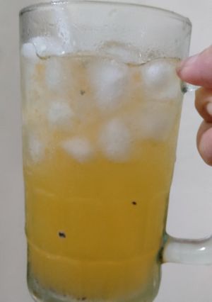 Foto resep Es jeruk kesturi selasih