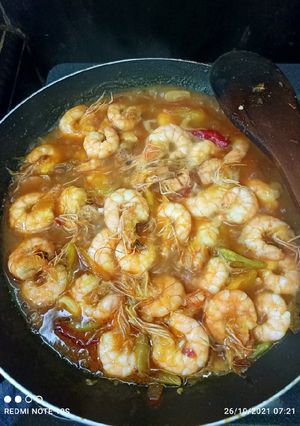 Foto resep Udang saus tiram