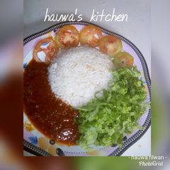 A picture of Simple rice and stew #3006.