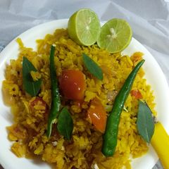 A picture of Vegetable poha.