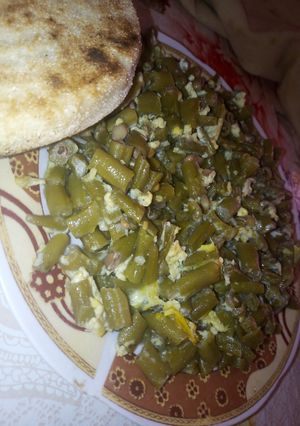 صورة لوصفة لوبيا في المقلاة خفيفة ظريفة 😋