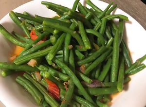 Hình của món Đỗ (đậu) xào cà chua.