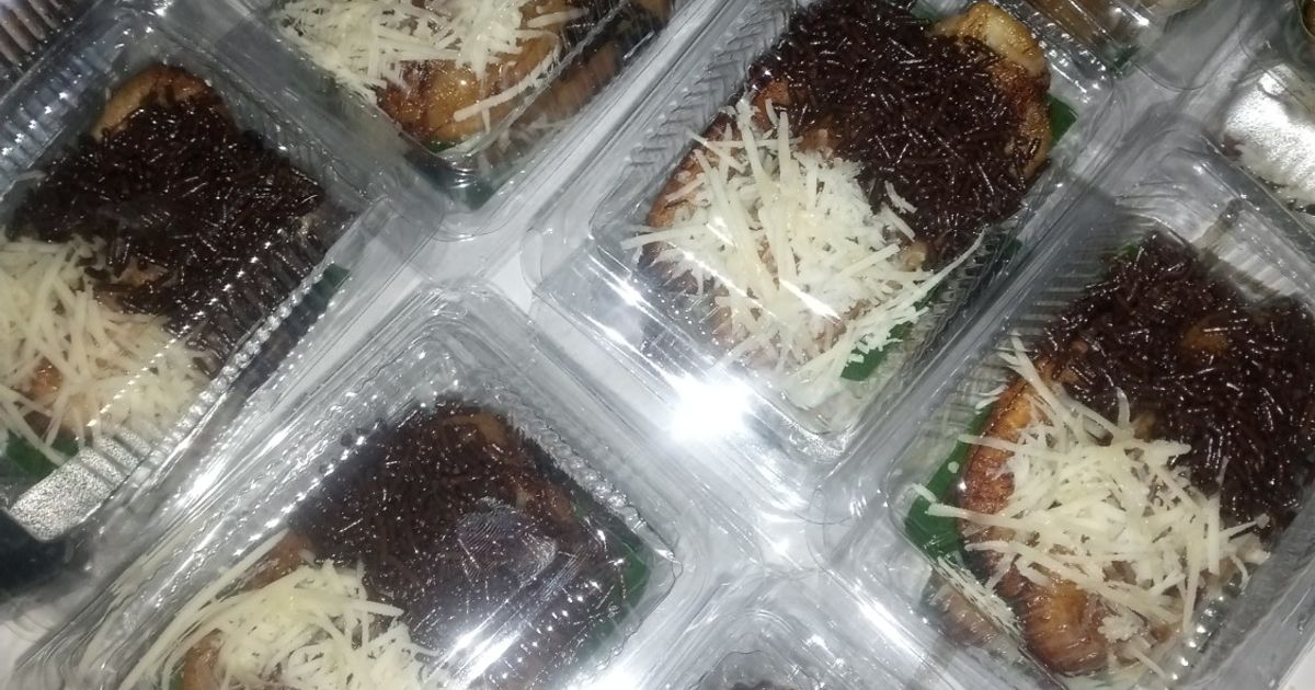 Pisang goreng tanpa tepung (pisang penyet)