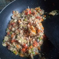 A picture of Fish pie fillings.