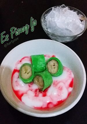Foto resep Es Pisang Ijo