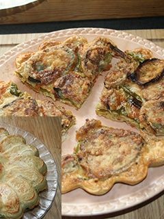 Una foto de Quiche de sobras de verduras