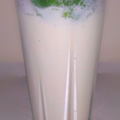A picture of Mint doodh soda (iftar drink).