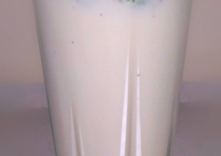 Mint doodh soda (iftar drink)