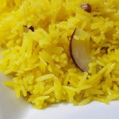 A picture of Meethy chawal (Zarda).
