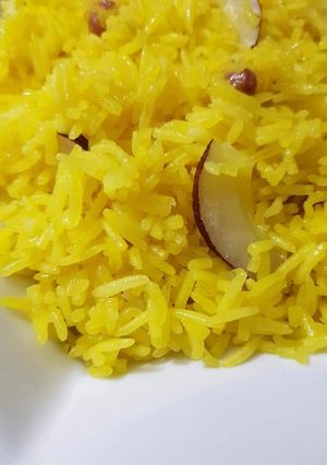 A picture of Meethy chawal (Zarda).